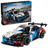 LEGO BMW vista frontal del coche modelo, detalle realista y diseño llamativo