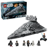 LEGO Destructor Imperial vista frontal mostrando diseño detallado y realismo
