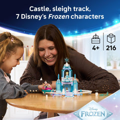 LEGO Disney primer plano detalles de textura de hielo que inspiran imaginación