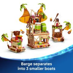 LEGO conjunto de 9 minifiguras incluyendo Moana y Maui, multiplica historias