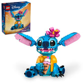 LEGO Stitch vista frontal del empaque mostrando el set y piezas principales