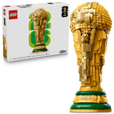 LEGO trofeo frontal mostrando diseño detallado y efecto decorativo