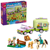 LEGO Friends remolque frontal mostrando apertura y acceso para transporte, ideal para juego de cuidado