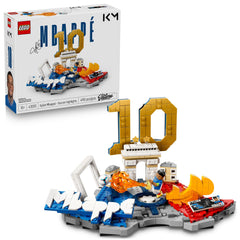 LEGO frontal del set Kylian Mbappé mostrando la escena y valor coleccionable