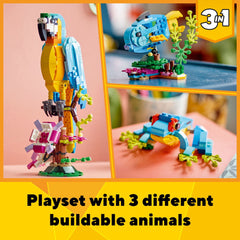 LEGO detalle de plumaje y piezas que destaca calidad y ensamblaje fácil