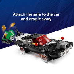 LEGO coche con cockpit abierto y motor accesible, facilita juego interactivo