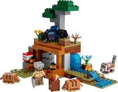 LEGO Minecraft araña de cueva en primer plano, añade peligro y desafío