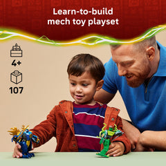 LEGO NINJAGO cabina abierta del Dragon Mech facilita juego y colocación de minifigura