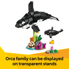 LEGO pingüino sobre base de hielo destacando posabilidad y juego narrativo