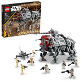 LEGO AT-TE frontal mostrando el diseño completo y presencia imponente