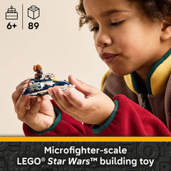 LEGO Plo Koon minifigura en cockpit mostrando compatibilidad y juego