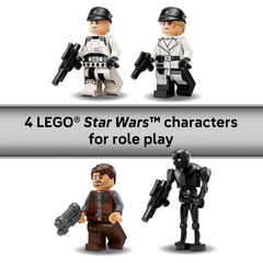 LEGO U-Wing con Cassian Andor y K-2SO listos para la misión