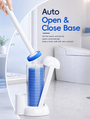 LEGUO acercamiento del cabezal azul mostrando textura limpia y desechable