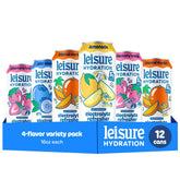 Leisure vista frontal del paquete de 12 latas, hidratación conveniente