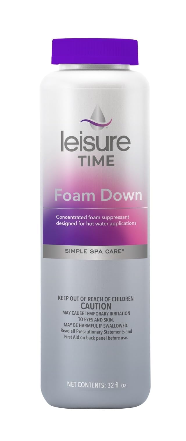 Leisure Time envase frontal Foam Down 32 fl oz solución concentrada antiespuma