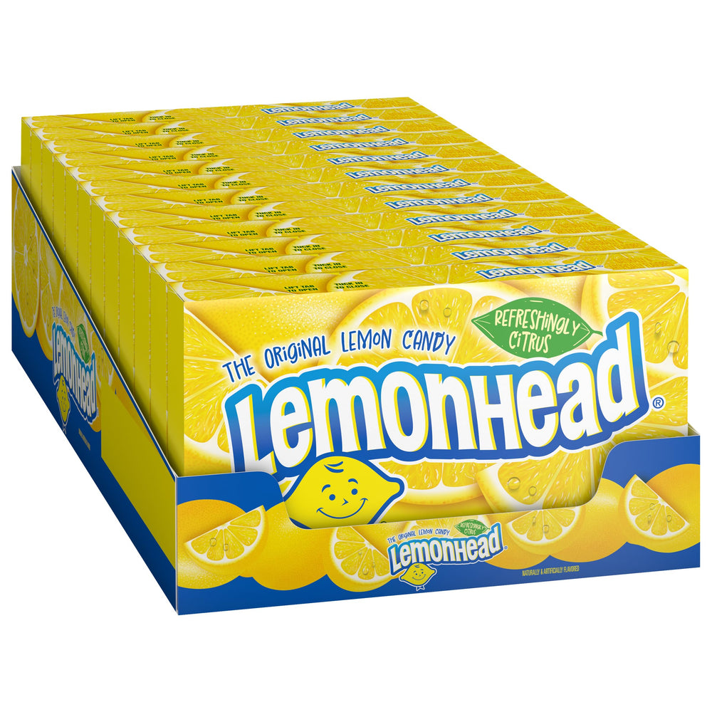 LEMONHEAD caja frontal mostrando el envase teatro y atractivo visual