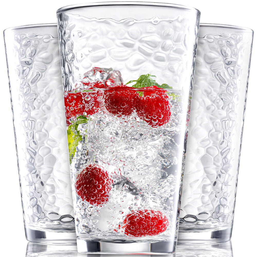 Le'raze vaso frontal del set mostrando su cristal claro y elegante