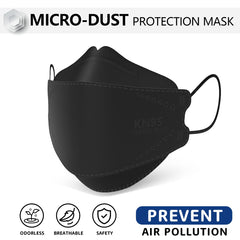 LEVENIS mascarilla KN95 detalle de capas y textura para piel sensible