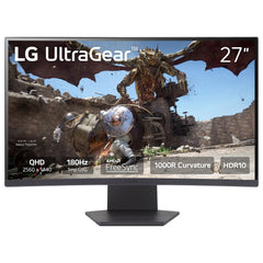 LG UltraGear vista frontal con diseño borderless y rápido refresco