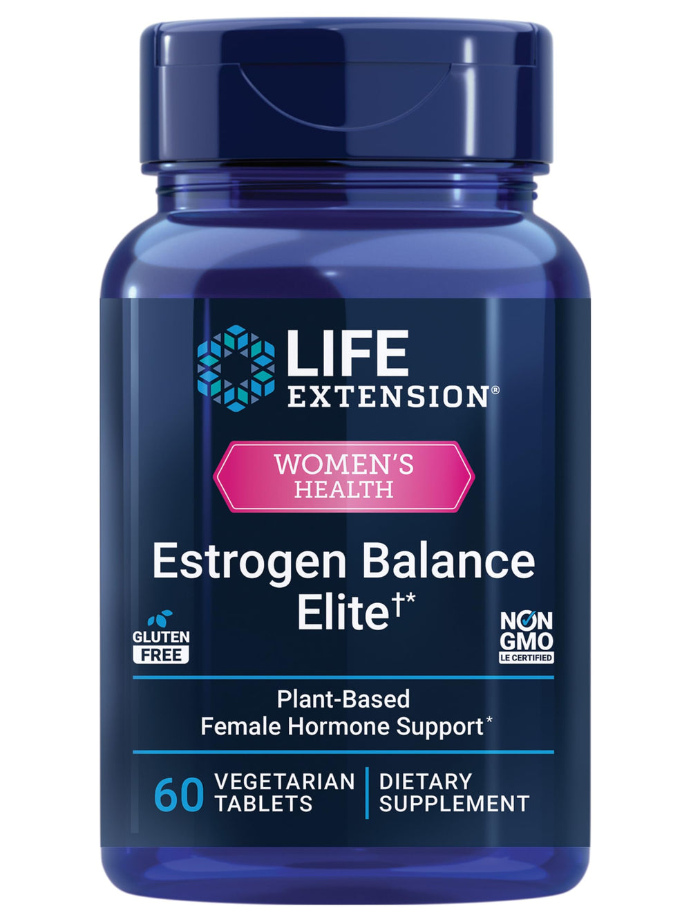 Life Extension envase frontal mostrando el producto y beneficios visibles