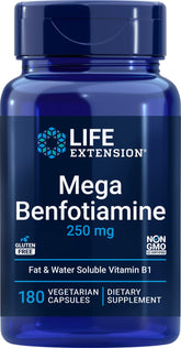 Life Extension frasco delantero mostrando 180 cápsulas y dosificación clara