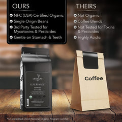LIFEBOOST bolsa de 12 oz en mano para comparar tamaño y facilidad de almacenamiento