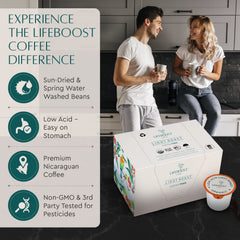LIFEBOOST granos seleccionados a mano con textura que promete sabor puro