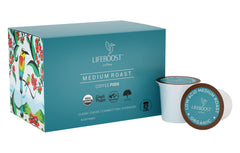 Lifeboost frontal del empaque mostrando cápsulas y beneficios