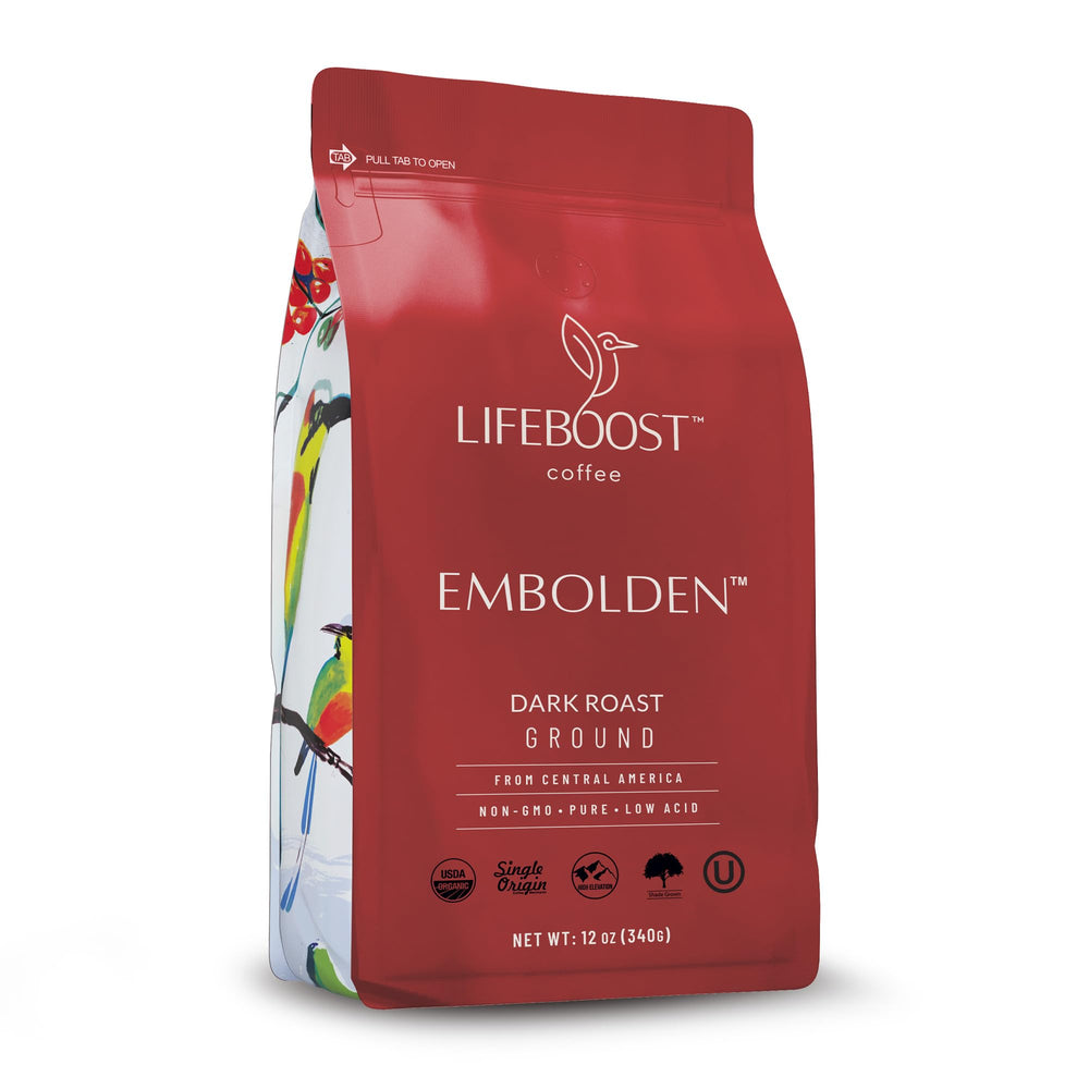 LIFEBOOST empaque frontal mostrando diseño y advertencia de bajo ácido