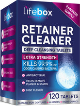 Lifebox Essentials frente del empaque mostrando 120 tabletas y beneficio de suministro prolongado