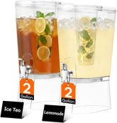 Lifewit dispensador frontal pack 2 presenta bebidas frías listo para servir