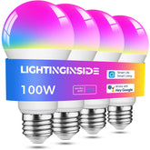 Lightinginside paquete frontal de 4 bombillas ofrece ahorro y brillo