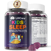 LILICARE envase frontal de Kids Sleep Gummies mostrando claridad y confianza