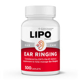Lipo-Flavonoid frente del envase mostrando cantidad 500 caplets y conveniencia