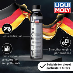 LIQUI MOLY etiqueta Cera Tec detalle con instrucciones y compatibilidad clara