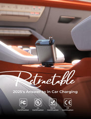 LISEN detalle de los cables retráctiles, evita enredos y facilita uso