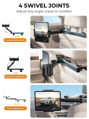 LISEN soporte iPad detalle de la perilla fija para mayor seguridad