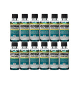 Listerine Cool Mint front view showing pack of twelve travel bottles for convenient freshness