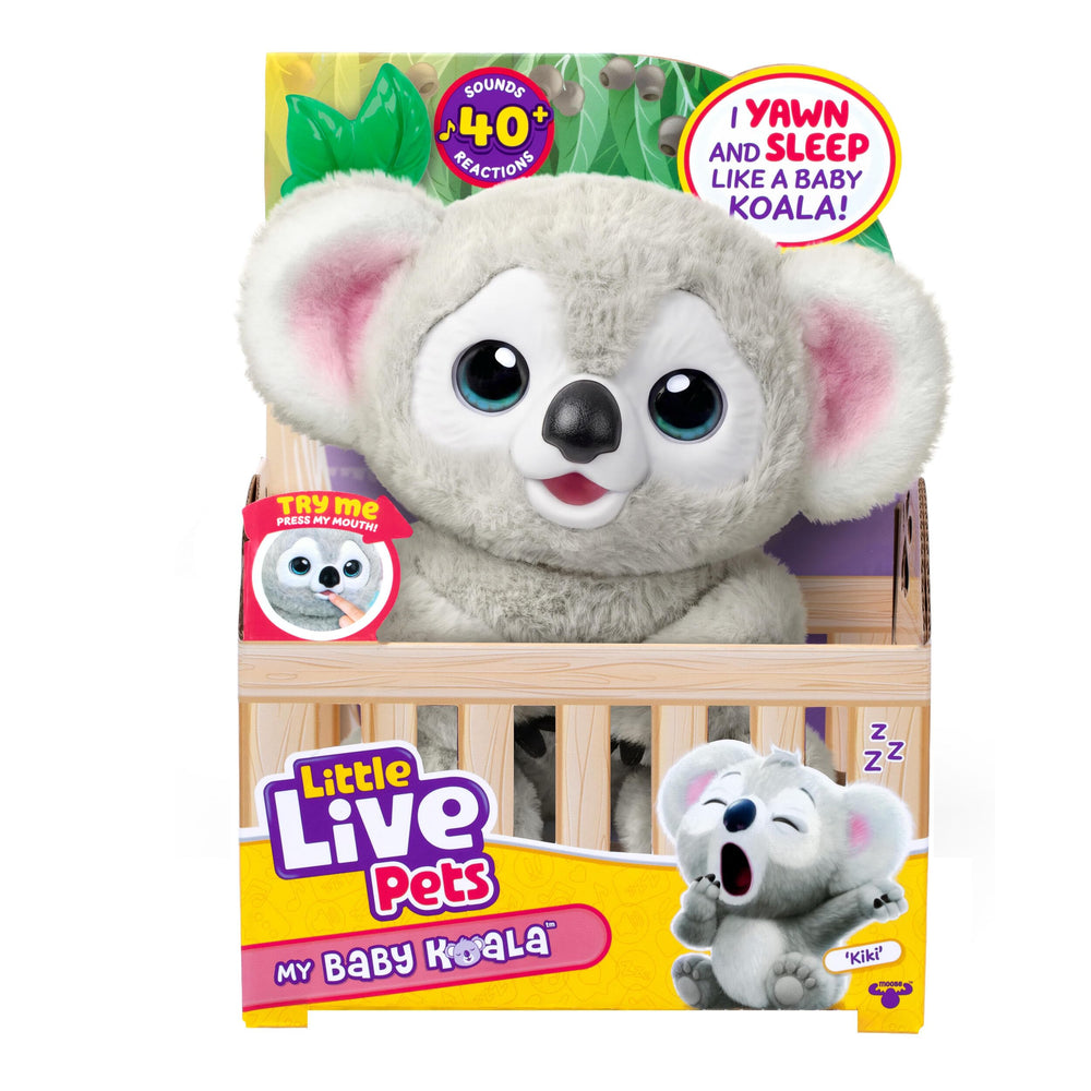 Little Live Pets Kiki vista frontal en su empaque, ideal para regalo
