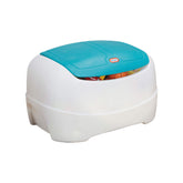 Little Tikes vista frontal del cofre mostrando colores vivos y almacenamiento
