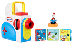 Little Tikes proyector frontal con empaquetado, muestra facilidad de uso