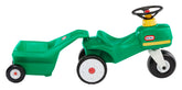Little Tikes tractor vista frontal con diseño realista y beneficio de juego activo