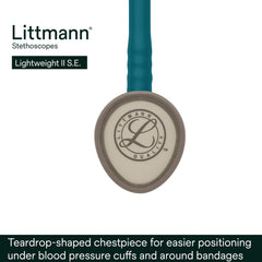 Littmann estetoscopio en uso por enfermero cómodo durante toma de presión