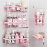 Liuoud frontal del set rosa mostrando todas las piezas y almacenamiento