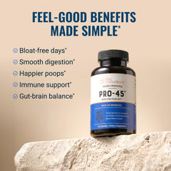 Live Conscious etiqueta con ingredientes y 11 cepas destacadas claramente