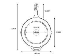 Lodge helper handle visible for two-handed lifting and safe transport