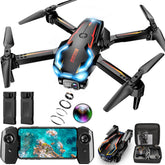 Loiley drone frontal mostrando diseño y hélices, ideal para imágenes estables