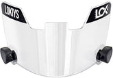 LOKIYS visera frontal mostrando transparencia y protección ocular