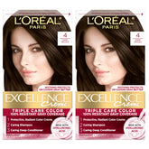 L'Oreal Paris empaque frontal del kit mostrando protección y color