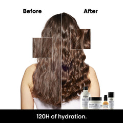 L'Oréal Professionnel cabello tratado brillante y suave tras uso del producto